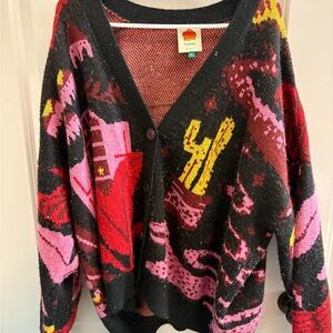 Farm Rio Women's Colorful Cardigan